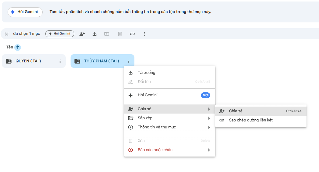 Ví dụ link Google Drive folder hợp lệ